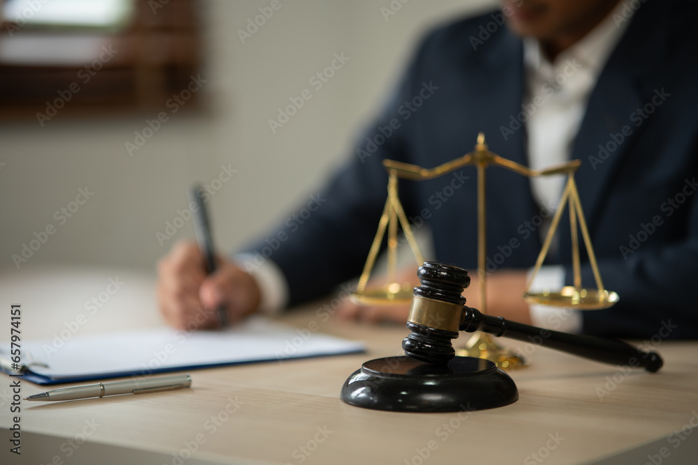 Lawyers having Concepts of Legal services at the law office Lawyers having Concepts of Legal services at the law office