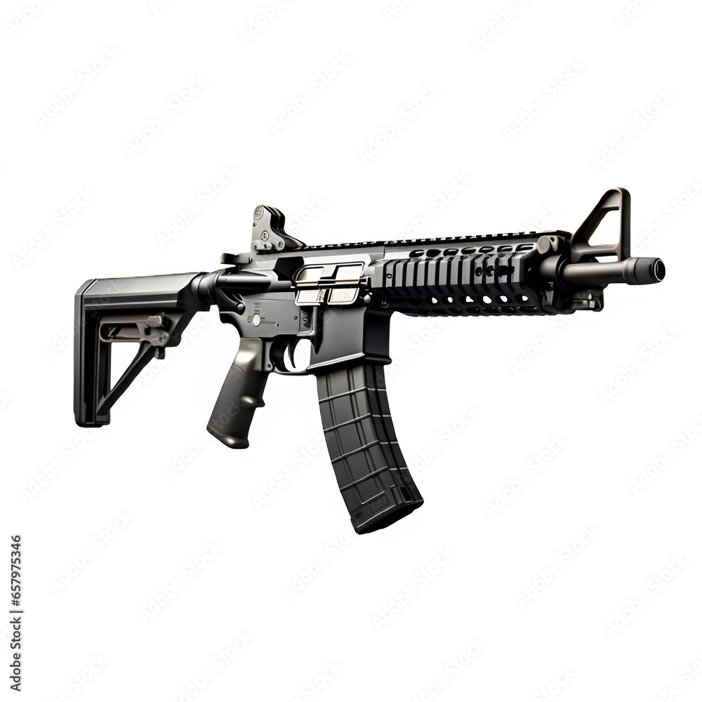 rifle png ,machine gun weapon isolated on transparent background ,generative ai rifle png ,machine gun weapon isolated on transparent background ,generative ai