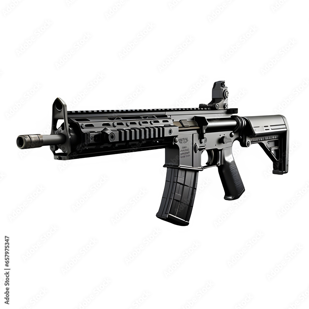 rifle png ,machine gun weapon isolated on transparent background ,generative ai rifle png ,machine gun weapon isolated on transparent background ,generative ai