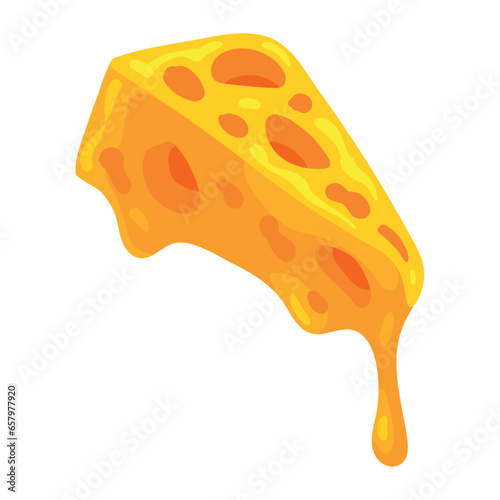 cheese sliced melted food