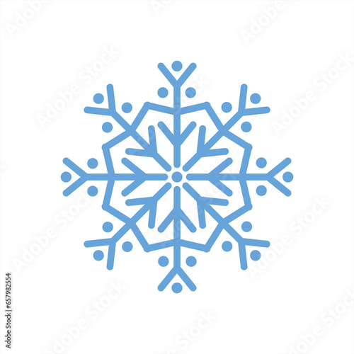 snowflake icon design vector layout
