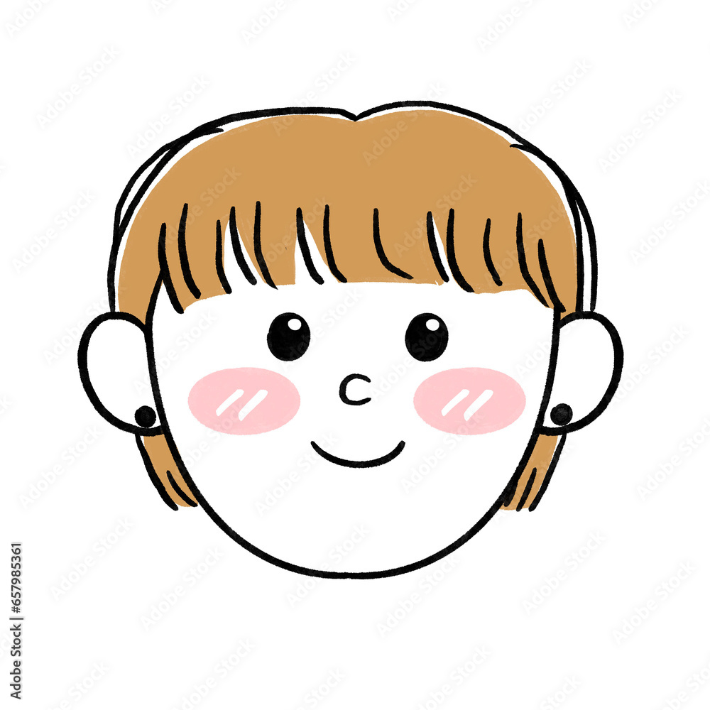Male Korean Avatar Illustration Male Korean Avatar Illustration
