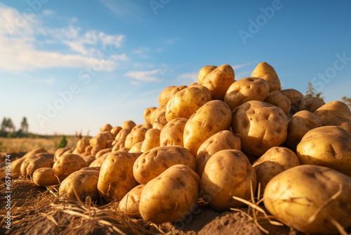 potatoes on the ground