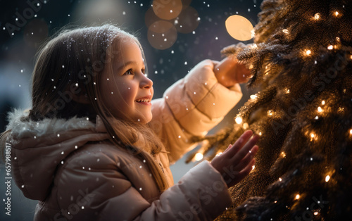 Miracle at Christmas tree. ...