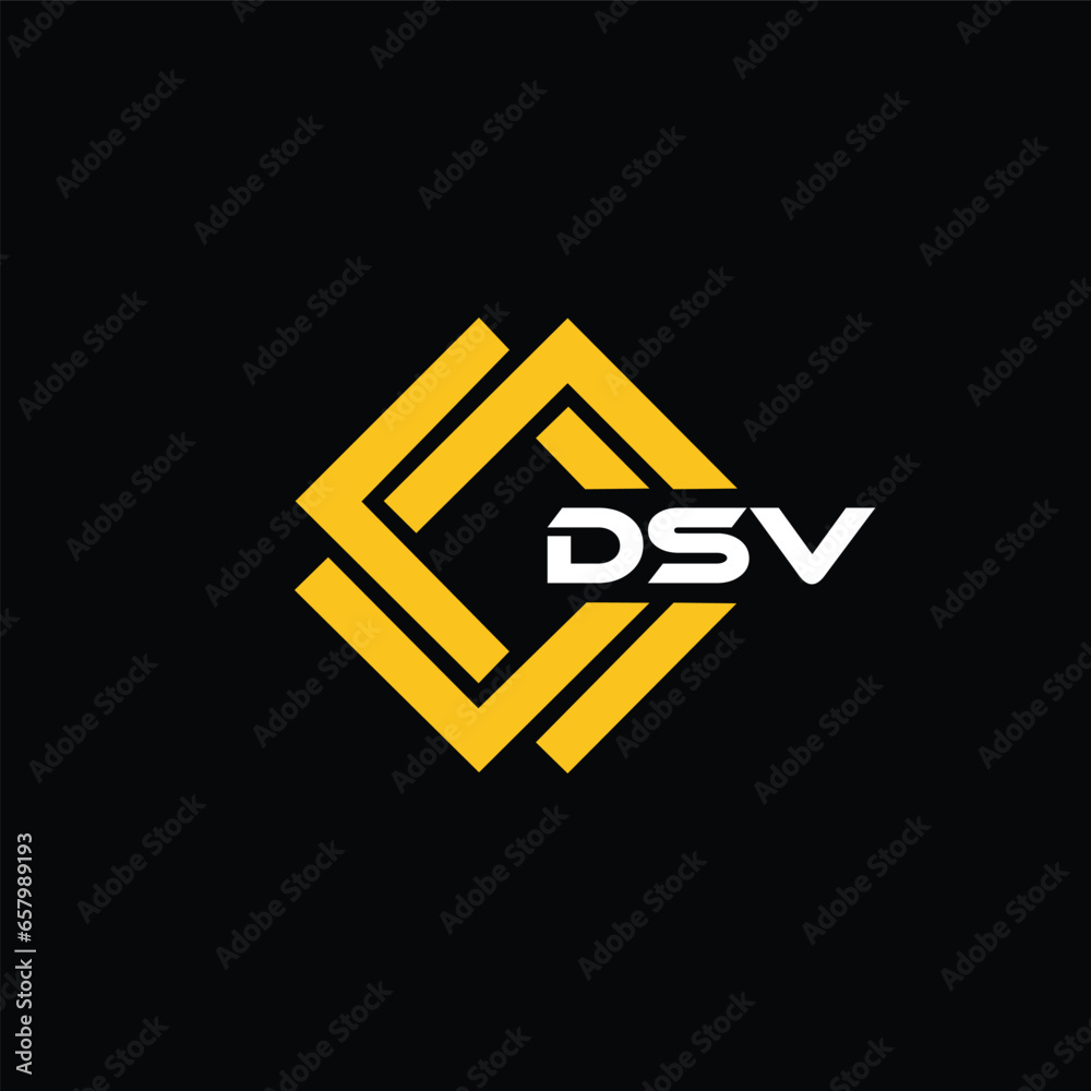 DSV letter design for logo and icon.DSV typography for technology, business and real estate brand.DSV monogram logo. DSV letter design for logo and icon.DSV typography for technology, business and real estate brand.DSV monogram logo.