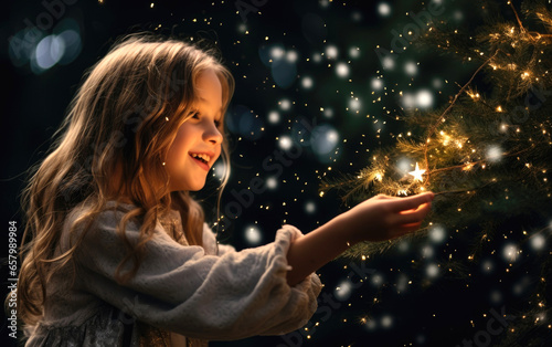Miracle at Christmas tree. ...