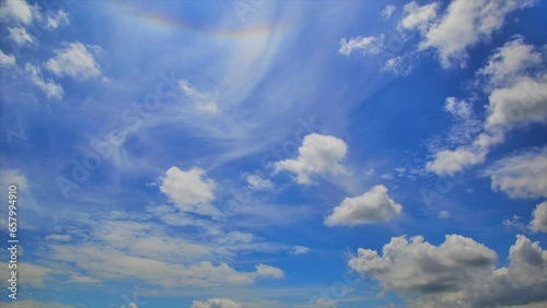 Cloud time lapse nature background.