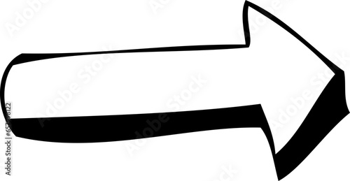 minimalist handdrawn vector arrow svg