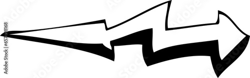 minimalist handdrawn vector arrow svg