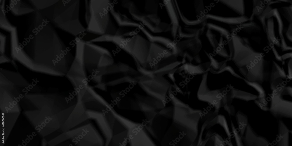 Crumpled paper texture. black crumpled paper texture. top view. crush paper so that it becomes creased and wrinkled. Old black crumpled paper sheet background texture. Crumpled paper texture. black crumpled paper texture. top view. crush paper so that it becomes creased and wrinkled. Old black crumpled paper sheet background texture.