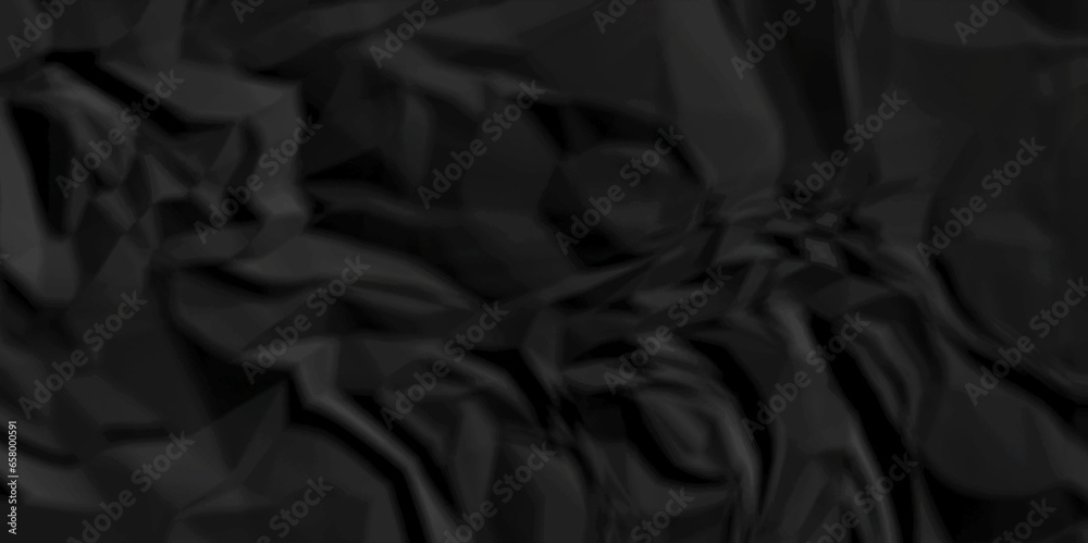 Crumpled paper texture. black crumpled paper texture. top view. crush paper so that it becomes creased and wrinkled. Old black crumpled paper sheet background texture. Crumpled paper texture. black crumpled paper texture. top view. crush paper so that it becomes creased and wrinkled. Old black crumpled paper sheet background texture.