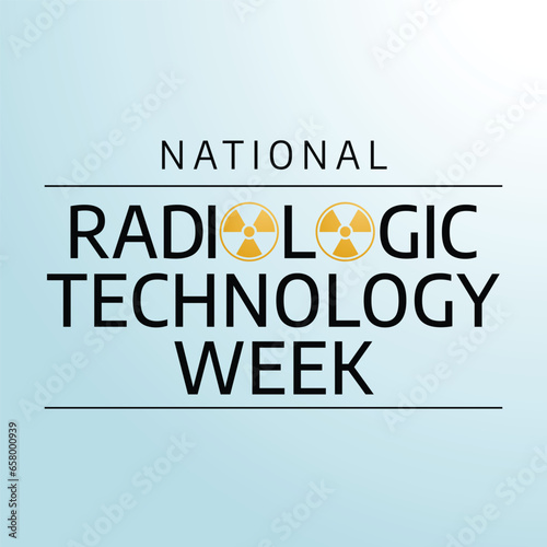 Flyers promoting National Radiologic Technology Week or events associated with it may be made using vector pictures regarding the week. design of a flyer, a celebration.