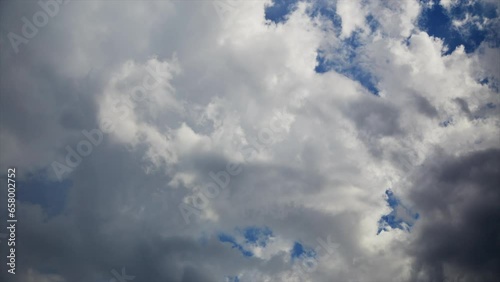 Cloud time lapse nature background.