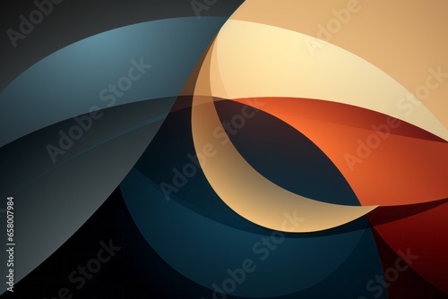 Abstract background with lines and curves.