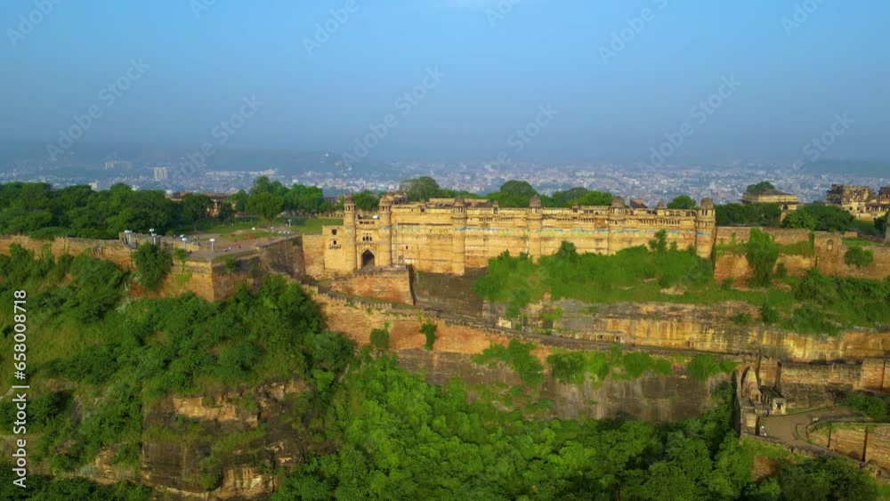 Gwalior Fort Aerial View Dji Mini 3pro Gwalior Fort Aerial View Dji Mini 3pro