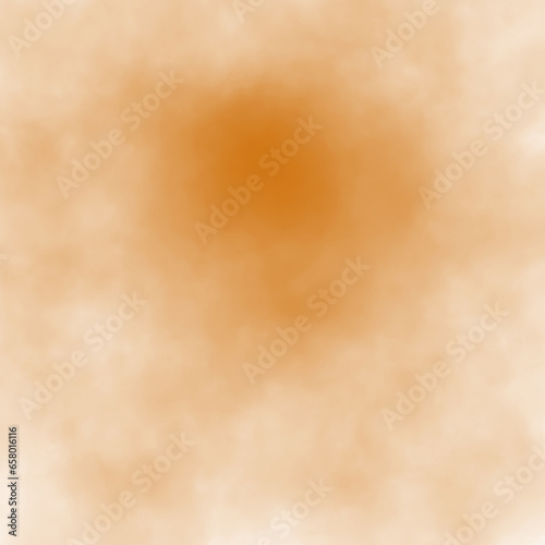 Abstract orange puffs of smoke mist overlay on transparent background pollution. Royalty high-quality free stock png of smoke mitsty fog overlays white backgrounds. Yellow smoke swirls fragments © Jangnhut2023