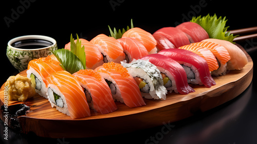 Asian Elegance: Sushi Platter Assortment