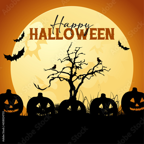 Happy Halloween Social media post for Instagram post © Expression
