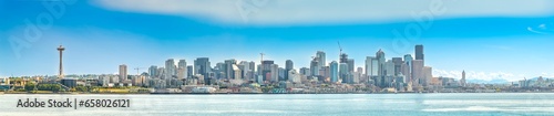 Seafront view of Downtown City of San Diego, California Cityscape, USA © naughtynut