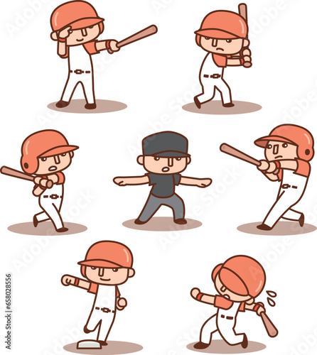 野球イラスト集〜攻撃編〜