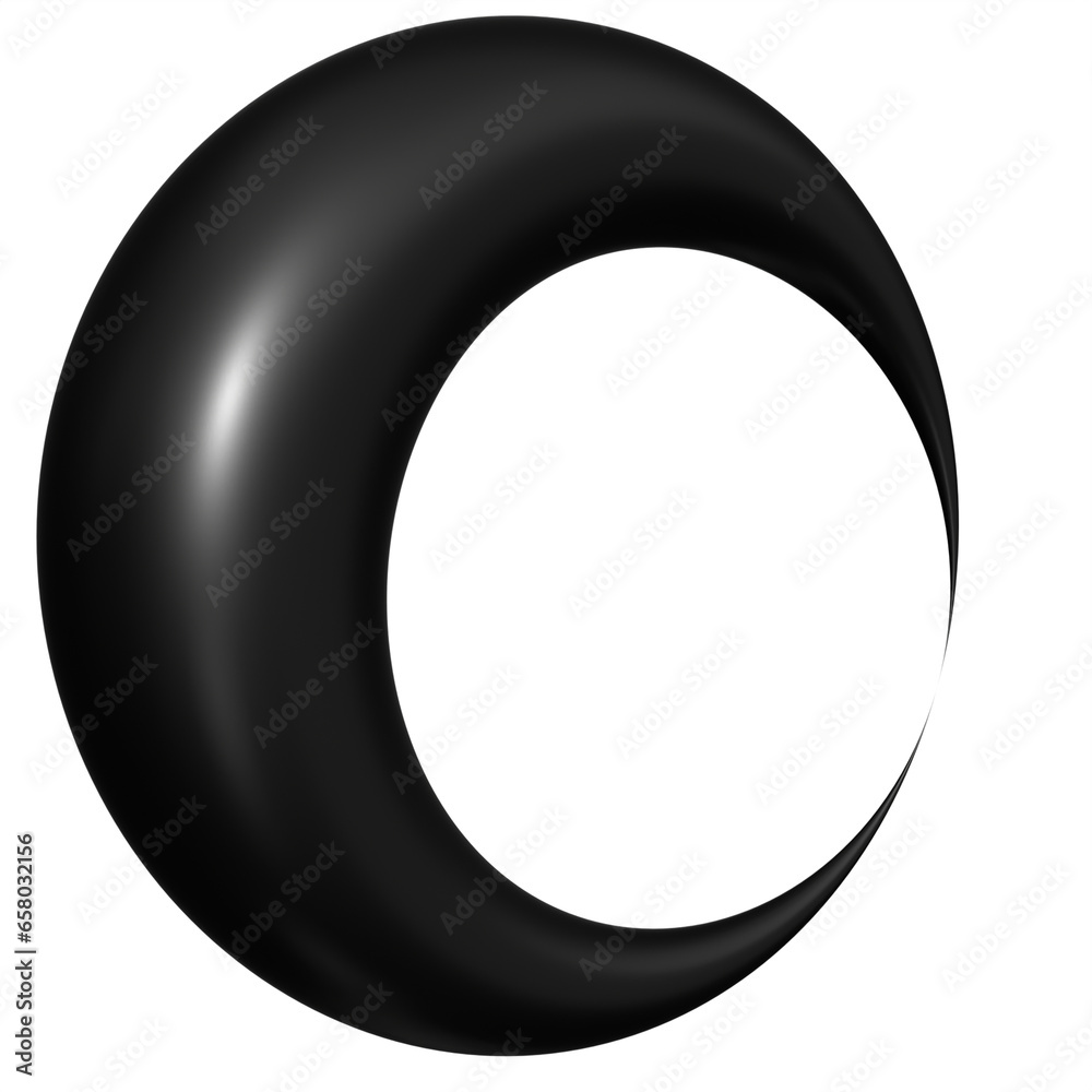 Realistic 3D Geometric Shape, Black Matte, Transparent Background, PNG Design Element Realistic 3D Geometric Shape, Black Matte, Transparent Background, PNG Design Element