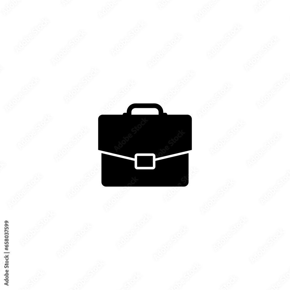 Briefcase icon isolated on transparent background Briefcase icon isolated on transparent background
