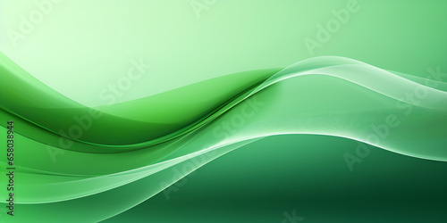 Abstract green modern wavy lines background Creative geometric patterns for design Serene nature-inspired digital art Minimalist urban architecture aesthetics Futuristic technology and innovation .