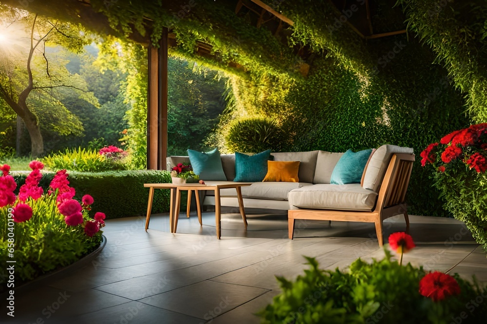 Obraz premium garden in the garden