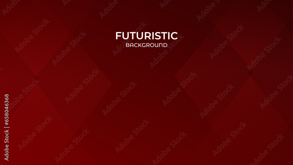 3D RED techno abstract background overlap layer on dark space with glowing lines shape decoration. Modern graphic design element future style concept for banner, flyer, card, or brochure cover 3D RED techno abstract background overlap layer on dark space with glowing lines shape decoration. Modern graphic design element future style concept for banner, flyer, card, or brochure cover