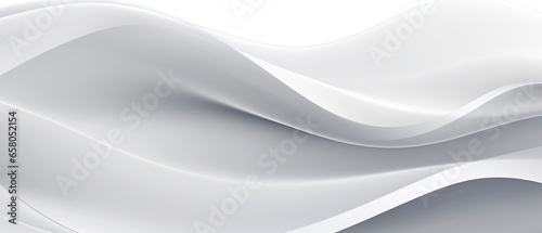 Dynamics in Design: Abstract White and Gray Background with Wavy Lines