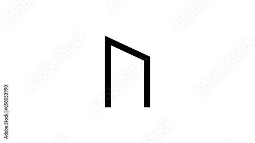 Vászonkép Urus or Rune of Power