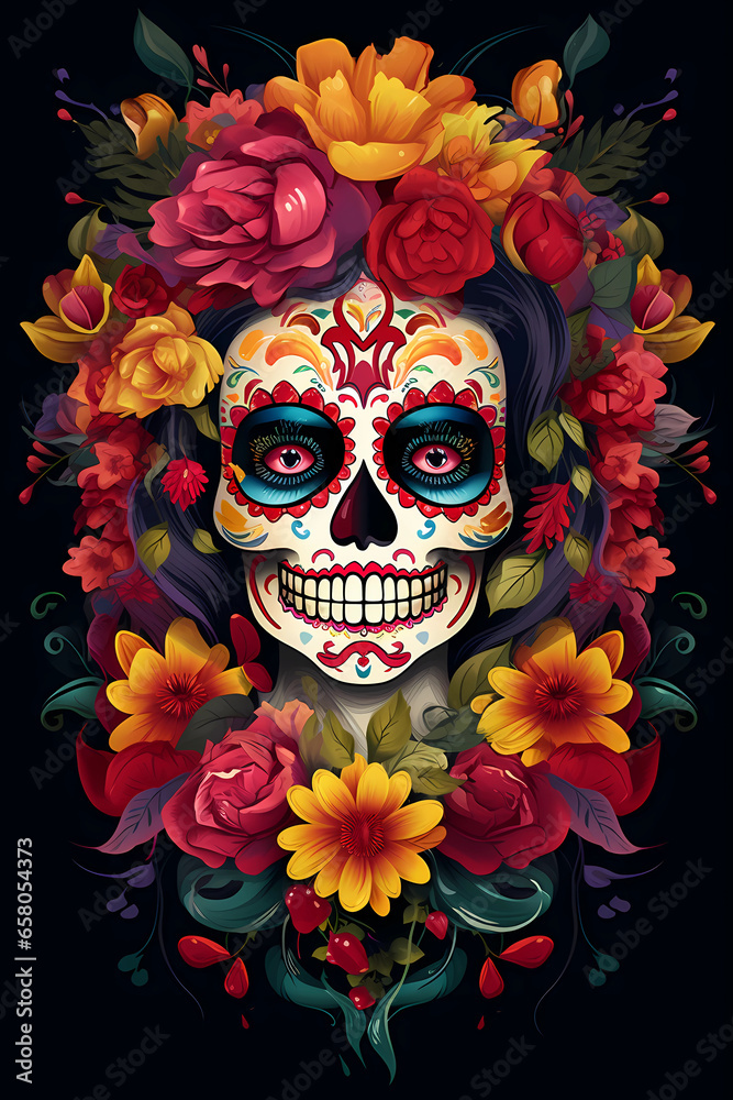 Calavera, catrina, dia de muertos.