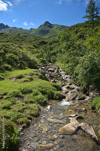 Summer in mountains near Bad Gastein, hiking paradise in Austria photo