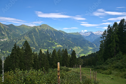 Summer in mountains near Bad Gastein, hiking paradise in Austria photo