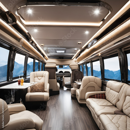 Luxury indoor bus