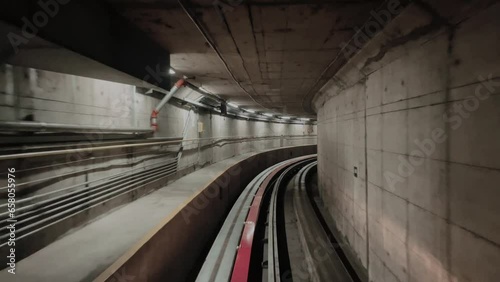 Tunnel Of A Metropolitan Railway