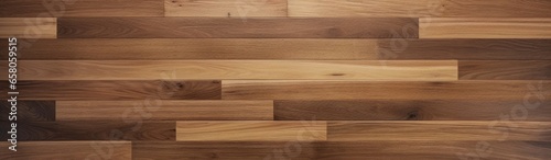 parquet wood texture, dark wooden floor background, Generative AI