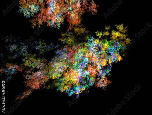 Imaginatory fractal abstract background Image