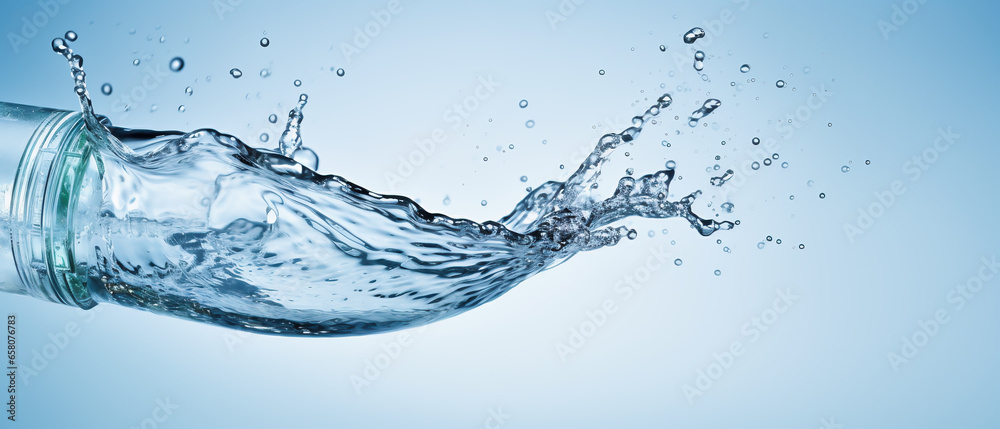 Water splash isolated on white Water splash isolated on white