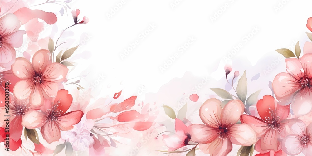abstract background with flower