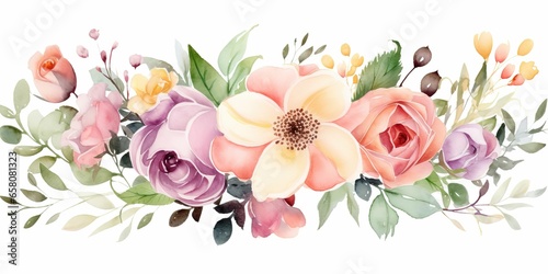 abstract background with flower