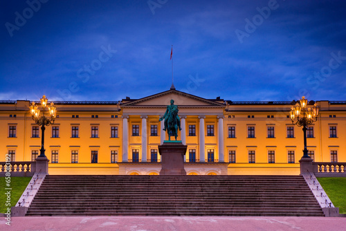 Night view of Royal Palace ...