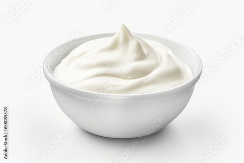 cream in a bowl