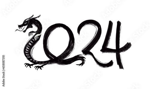 Chinesischer Drache, Neujahr, 2024, China