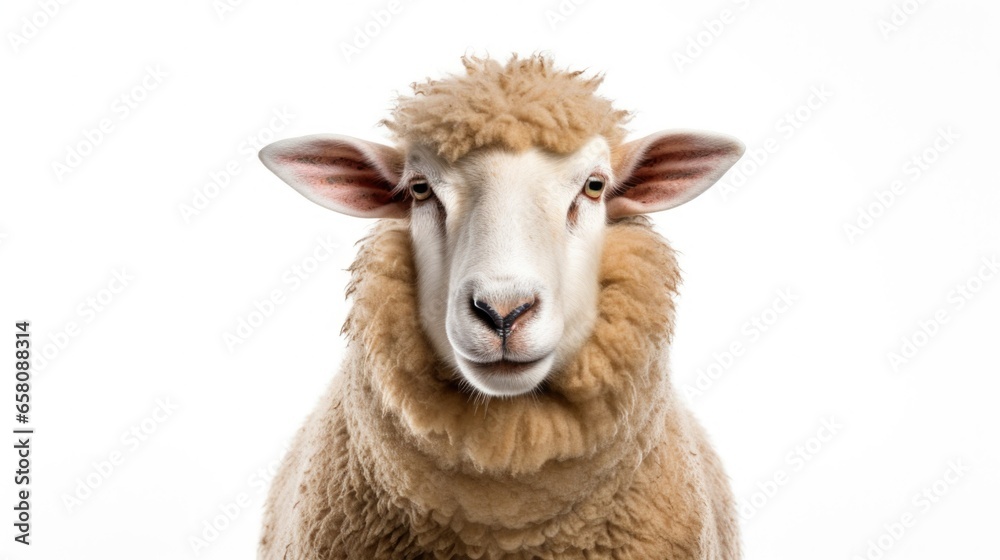 Obraz premium sheep isolated on white BG