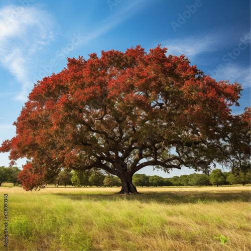 green oak red oak farming tive photo