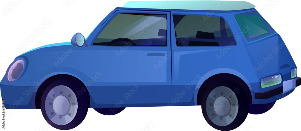 Naklejka premium Blue Car