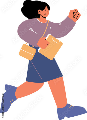 Woman running