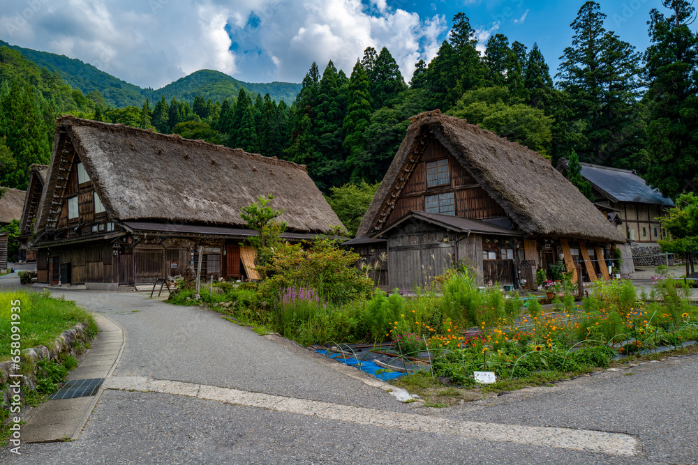 Asia, Japan, Shirakawa historic village at Ōno, Gifu Asia, Japan, Shirakawa historic village at Ōno, Gifu