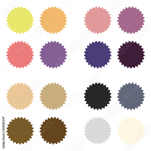 Abstract color palette. Color chart.